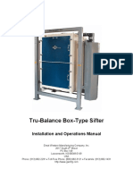 Tru-Balance Box-Type Sifter: Installation and Operations Manual