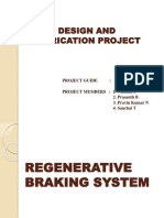 Project Report On Regenerative Braking System
