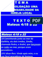 Consolidacao Uma Responsabilidade Da Igreja Local