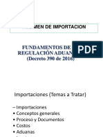 Regimen Legal de Importaciones