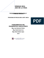Fundamentos Del Diagnostico Psicologicopdf PDF
