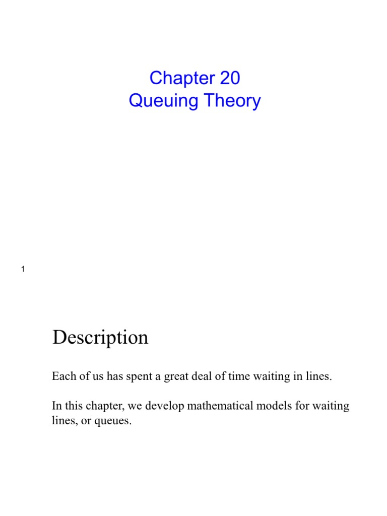 Set4 Queuing Theory | PDF | Poisson Distribution | Teaching Mathematics