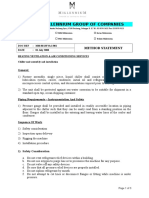 Metro Millennium Group of Companies: Method Statement