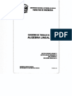 Cuaderno de Trabajo de Algebra Lineal PDF