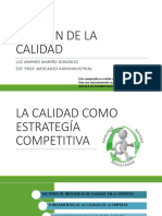 Tema. La Calidad Como Estrategia Competitiva PDF