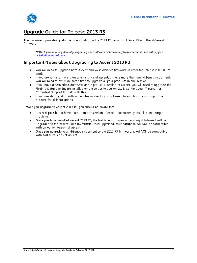 Upgrade Guide For Release 2013 R3: Important Notes About Upgrading To ...