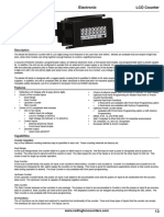 Model 63 Electronic LCD Counter: Description