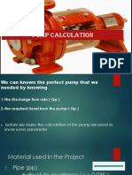 Pump Calculation