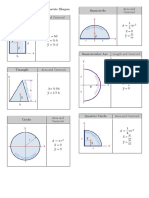 Centroids of Common Geometric Shapes