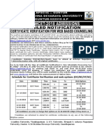 Aplawcet 2018 Detailed Notification