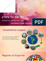 Steps To Export: International Business
