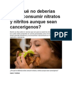 Por qué no deberías evitar consumir nitratos y nitritos aunque sean cancerígenos.docx