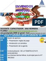 Administracionpublica2 - PDF ESTUDIANTESpensamiento Adtvopublico - Sesion1-2 PDF