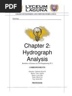 Hydrograph Analysis: Hydrology