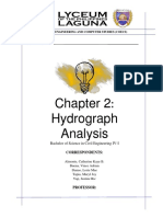Hydrograph Analysis: Hydrology