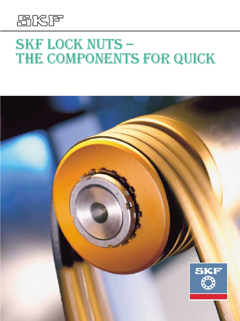 SKF Lock Nuts PDF Nut (Hardware) Screw