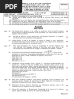 Computer Science, Paper-I: Roll Number