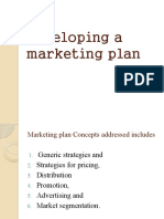 Developing A Marketing Plan