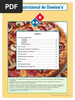 Dominos Nutri Pdf Pizza Panes