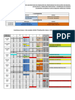 Calendario Matemáticas 2018-2019 Modificado