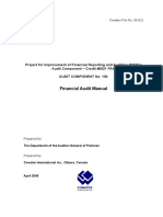 Financial Audit Manual for Pakistan Government Audits