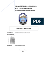 Esquema de La Monografia