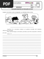 Bimestral 1º Produção Texto