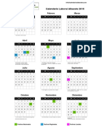 Calendario Laboral Albacete