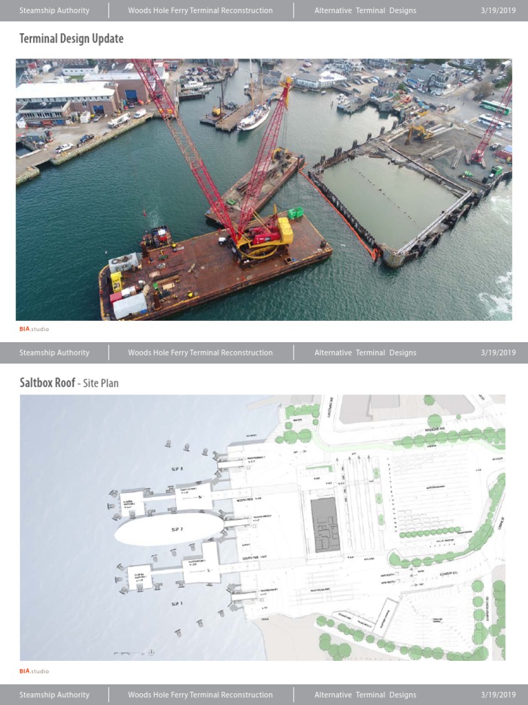 Woods Hole Terminal Designs | PDF | Martha's Vineyard | Boat Types