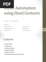 Home Automation Using Hand Gesture