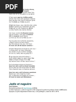 De La Musique Avant Toute Chose Poesie