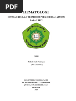 LAPORAN EVALUASI TROMBOSIT.docx