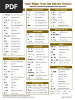 Macos Mojave Power User Keyboard Shortcuts