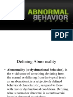 Abnormal Behavior