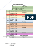 English I Agenda. Mathematics