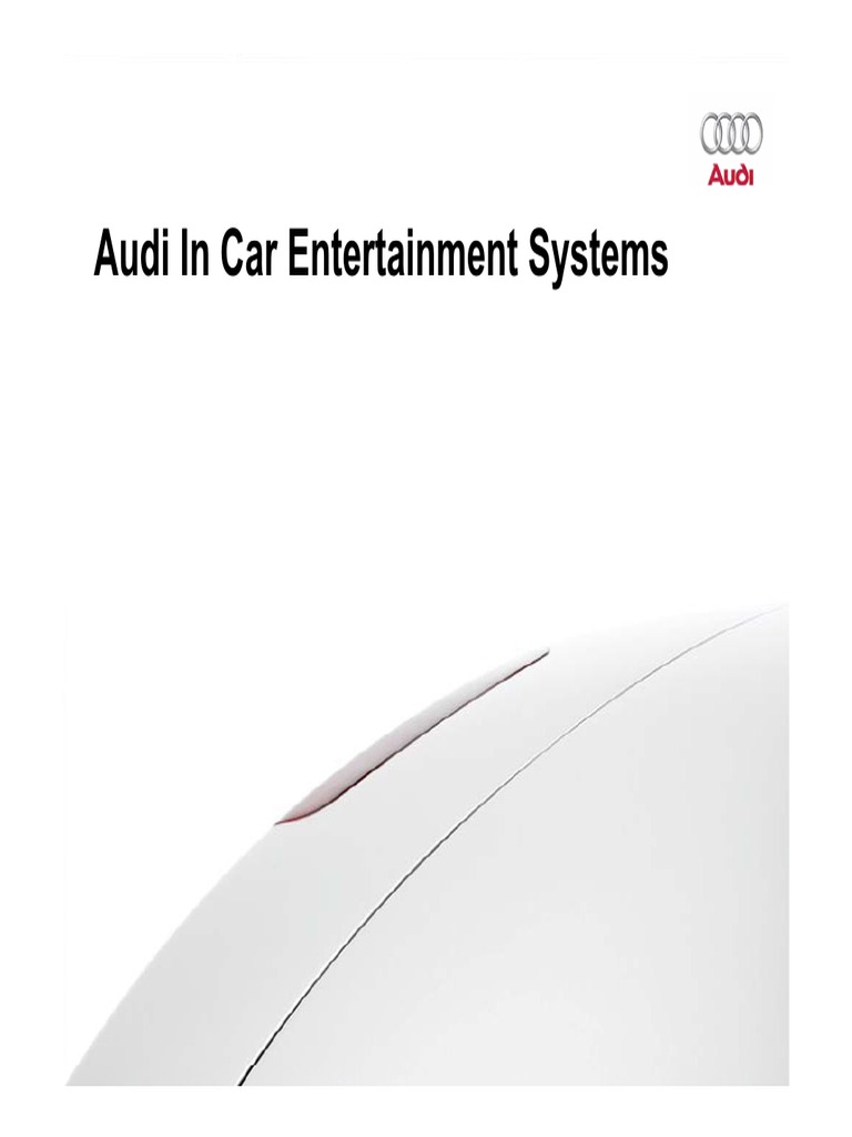 Audi Infotainment Guide PDF | PDF