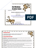 Grade 4 Math Multiplication Game Catch the Monkeys(1)