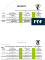 Invigilation Timetabe PMR Trial Exam 2010: Bahasa Malaysia (2) Sejarah B. Malaysia