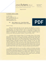 Galinger v. Hinds Preservation of Evidence Letter