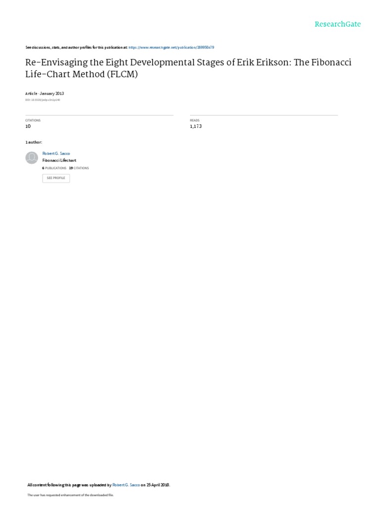 Erikson Stages: Fibonacci Method | PDF | Developmental Psychology ...