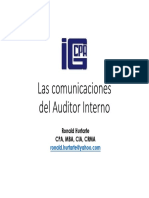 Las Comunicaciones Del Auditor Interno - Ronald Hurtarte-1