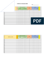 Formato de Evaluaciones