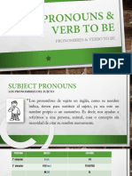 Pronouns & Verb To BE
