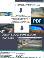 Desain Kolam Pembesaran Ikan Lele