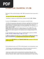 Baofeng UV-5R Manuale Italiano e Trucchi by Iw2bsf 2014 PDF