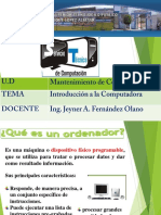 MPC - Clase 1 Introduccion A La Computadora PDF