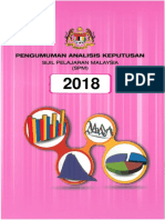 Laporan Analisis Keputusan SPM 2018 - Upload