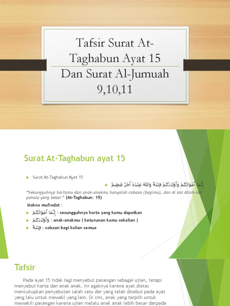 Asbabun Nuzul Surat Al Jumu Ah Ayat 9 10