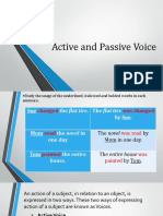 Active and Passive