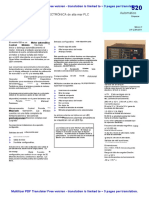 DSE520 Data Sheet Español